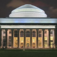 MIT at night